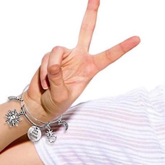 100 Tibetan Silver Tone Charms Mixed Lot Grab Bag - Picture 7 of 12